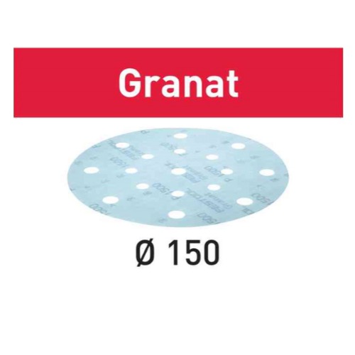 페스툴 FESTOOL 샌딩 디스크 STF D150/16 P1500 GR/50 Granat 496992